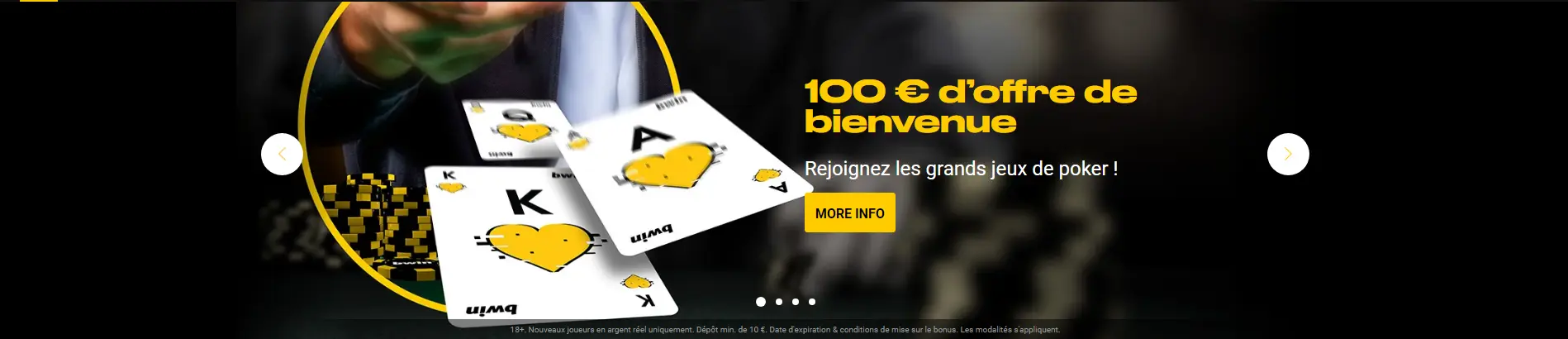 Bonus de bienvenue de Bwin pour les nouveaux joueurs