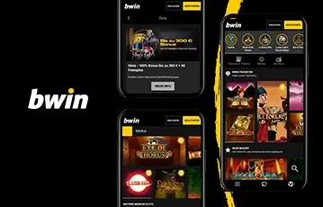application mobile Bwin et interface utilisateur